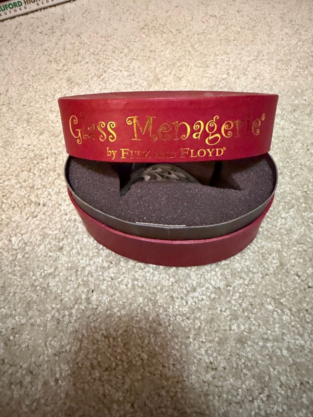 Fitz and Floyd Glass Beluga Whale - Picture 3 of 4